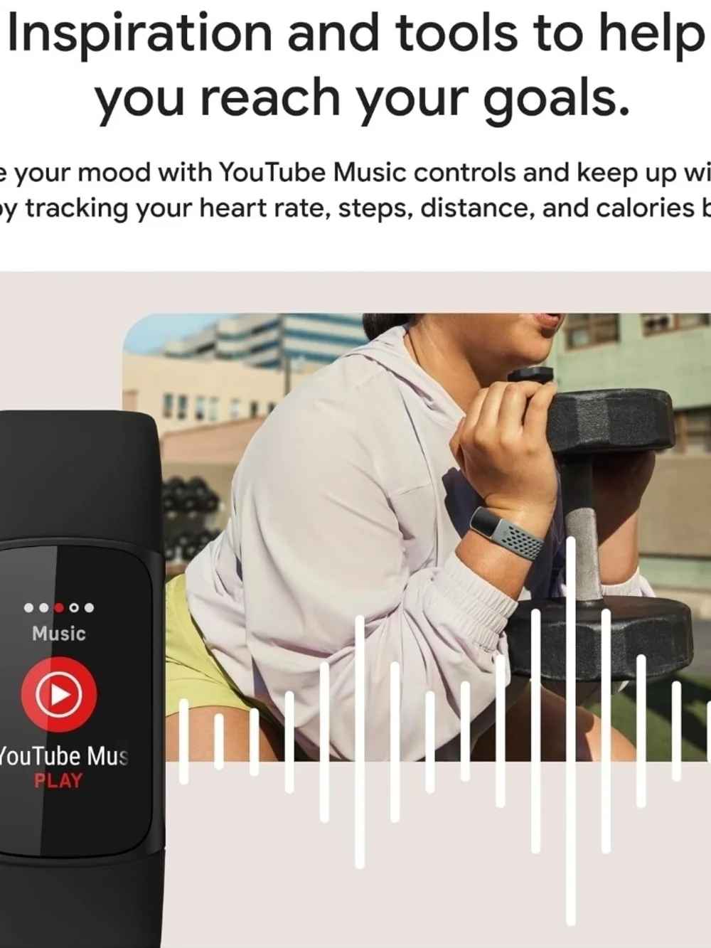 Fitbit Charge 6 Fitness Tracker with Google Apps - Heart Rate - Health Tracker